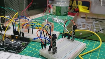 Arduino N scale crossing bucks and traffic lights 20190416 132443