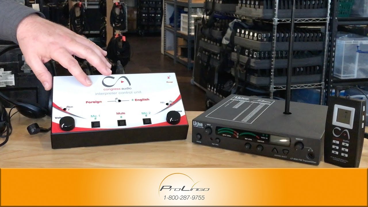 How to Set Up an Interpreter Control Unit (ICU) - ProLingo - YouTube