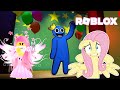 Fluttershy plays rainbow friends  roblox  7k sub special 