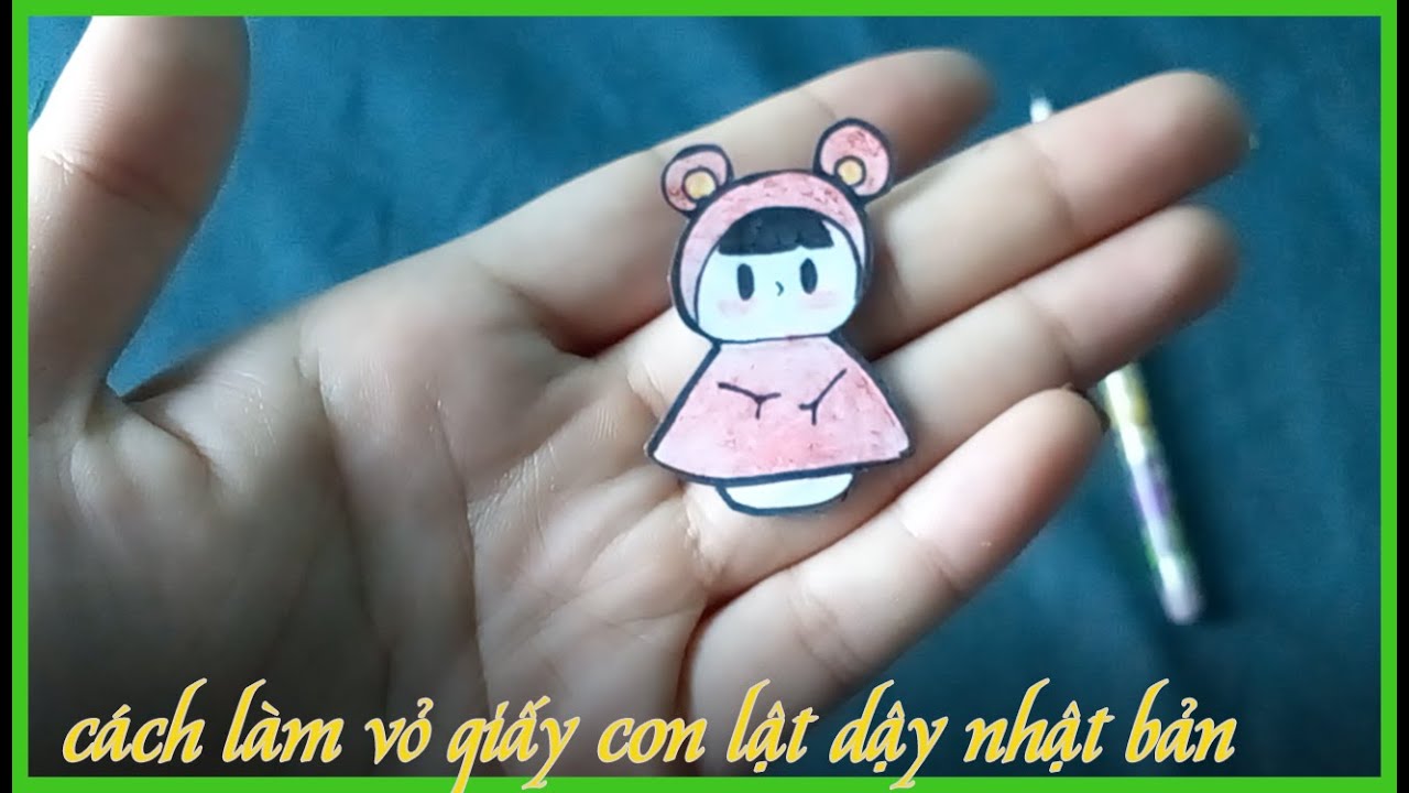 Roxanne Morgan Vlog cách làm vỏ giấy con lật dậy nhật bản Hoenmr3