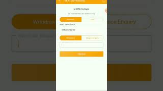 Atm cash withdrawal mos agent apps se screenshot 2