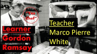 Gordon Ramsay As A 19 Year Old Apprentice With Marco Pierre White