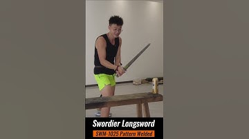 Part 6 | Can Pattern Welded Longsword Handle Heavy Material Cutting? Here We Test it Out. #swordier
