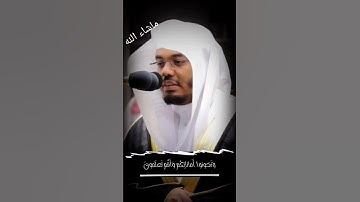 يا أيها الذين آمنوا تلاوه جميله بصوت الشيخ ياسر الدوسري