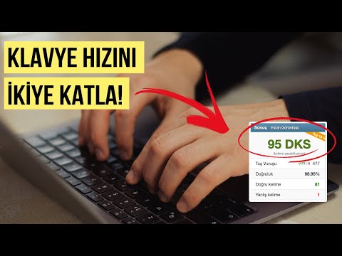 Klavye Hızını 2 Katına Çıkar! | Klavyede NASIL Hızlı Yazılır?