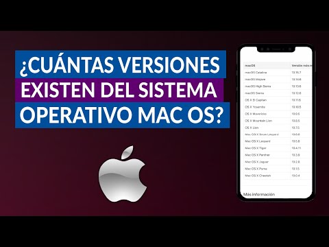 ¿Cuántas Versiones Existen del Sistema Operativo Mac OS de Apple?