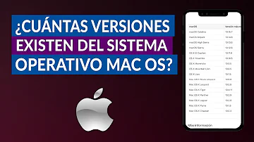 ¿Cuáles son las versiones de Mac?