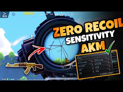 AKM Sensitivity to headshot🔥 Zero recoil sensitivity fro AKM with code✅