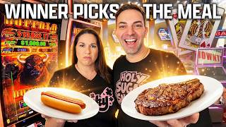 Pemenang Memilih Makan Malam! Steak atau Daging Jalanan...