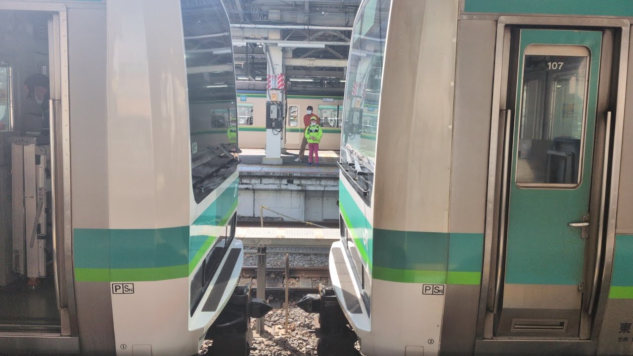 【常磐·成田線】我孫子駅 連結分離作業