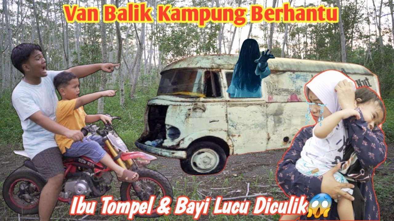 HAH! IBU TOMPEL DAN BAYI LUCU DI TANGKAP MOBIL VAN BALIK KAMPUNG !!