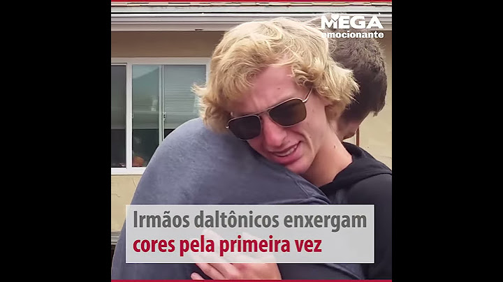 IRMÃOS DALTÔNICOS ENXERGAM CORES PELA PRIMEIRA VEZ E TEM AS REAÇÕES FILMADAS [emoção]#shorts