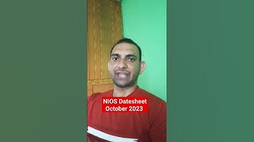 nios october datesheet 2023 #nios #niosaprilexam #niosaprilexam2023 #niosexamupdates