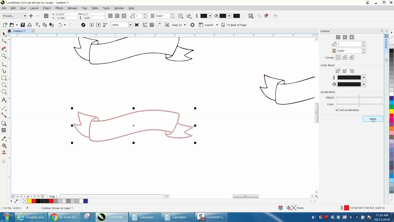 Corel Draw Tips & Tricks Banner and Text to Path Part 3 - YouTube