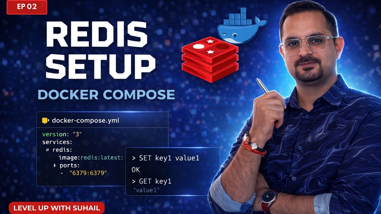 Redis Docker Setup Explained | GET, SET Commands & Redis Key Design (Ep ...