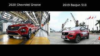 2020 CHEVROLET GROOVE (South America) vs 2019 BAOJUN 510 (China): Same Car, Different Brand