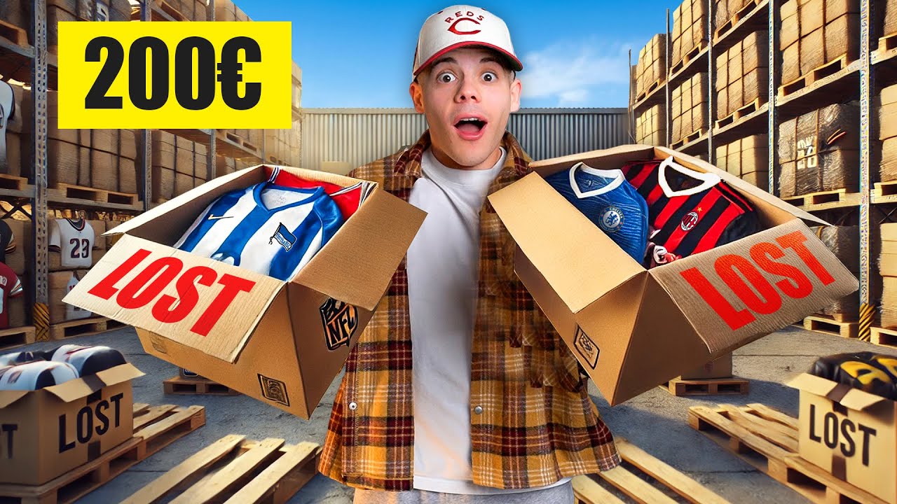 Ho Comprato dei Pacchi Smarriti di solo Maglie Sportive! ⚽🏀🏈 - YouTube