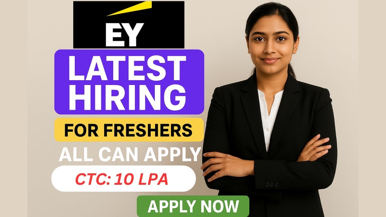 EY 🤯🔥 Latest Hiring for freshers | BE/Btech | All can apply 