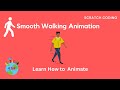 How to animate a walking man in scratch animation in scratch scratch coding coding in scratch