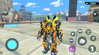 Bumblebee Robot Car Jet Bike Transformation Game 2020 New Update - Android Gameplay screenshot 4