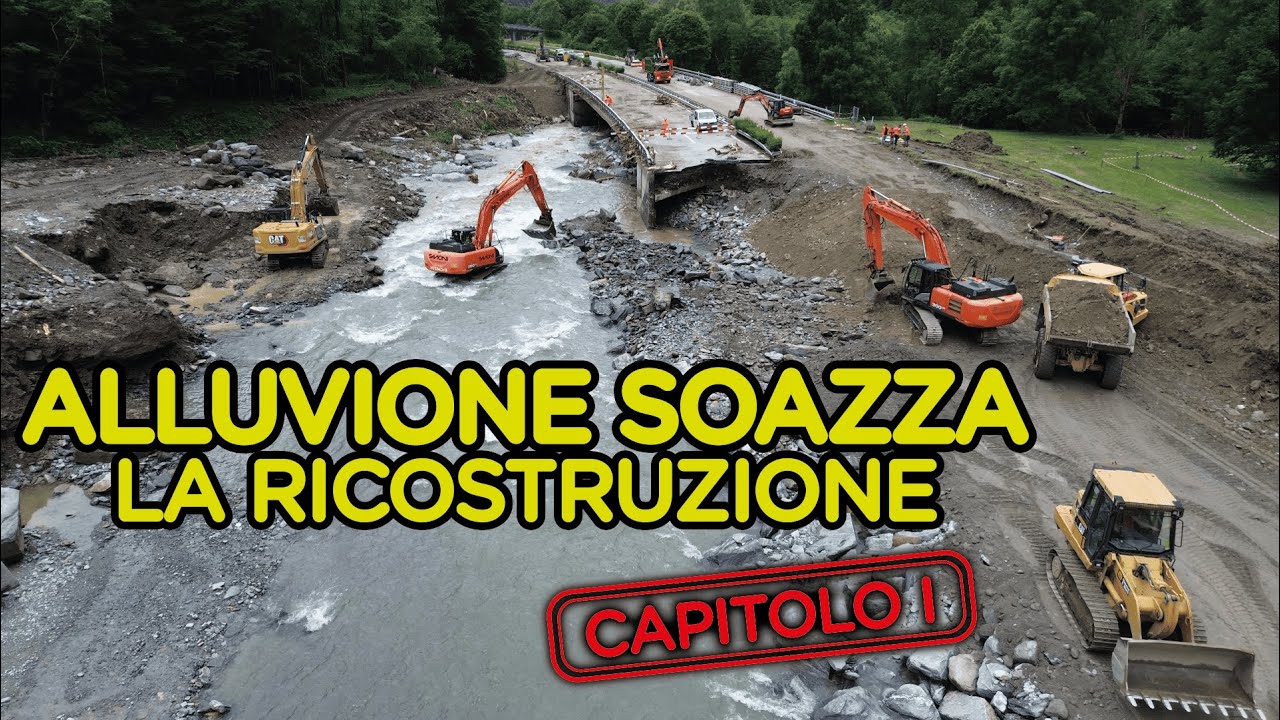#1 ALLUVIONE SOAZZA - Inizia la ricostruzione #switzerland #alluvione