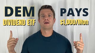 How Big Of A Paycheck Does DEM Pay || HIGH Dividend ETF screenshot 2