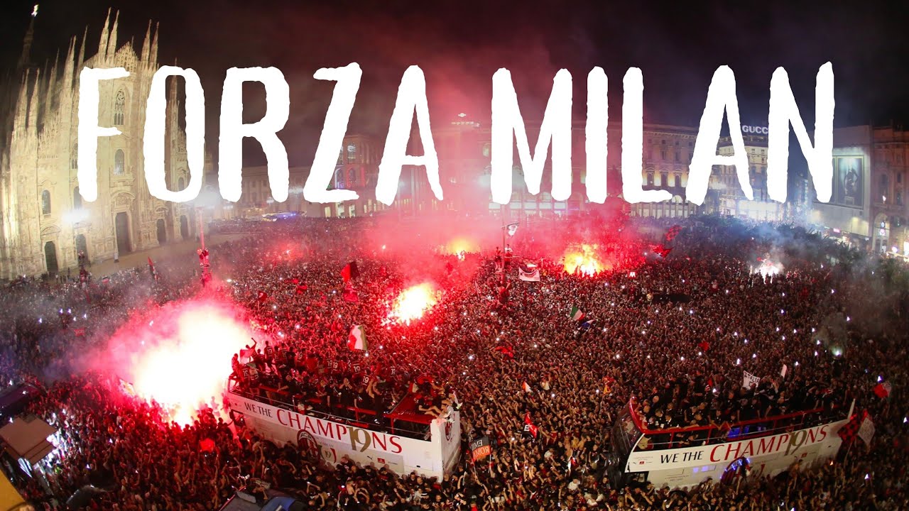 Wild scenes as AC Milan fans celebrate winning the Scudetto ⁴ᴷ⁶⁰