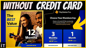 Can you get PlayStation Plus without a credit card?