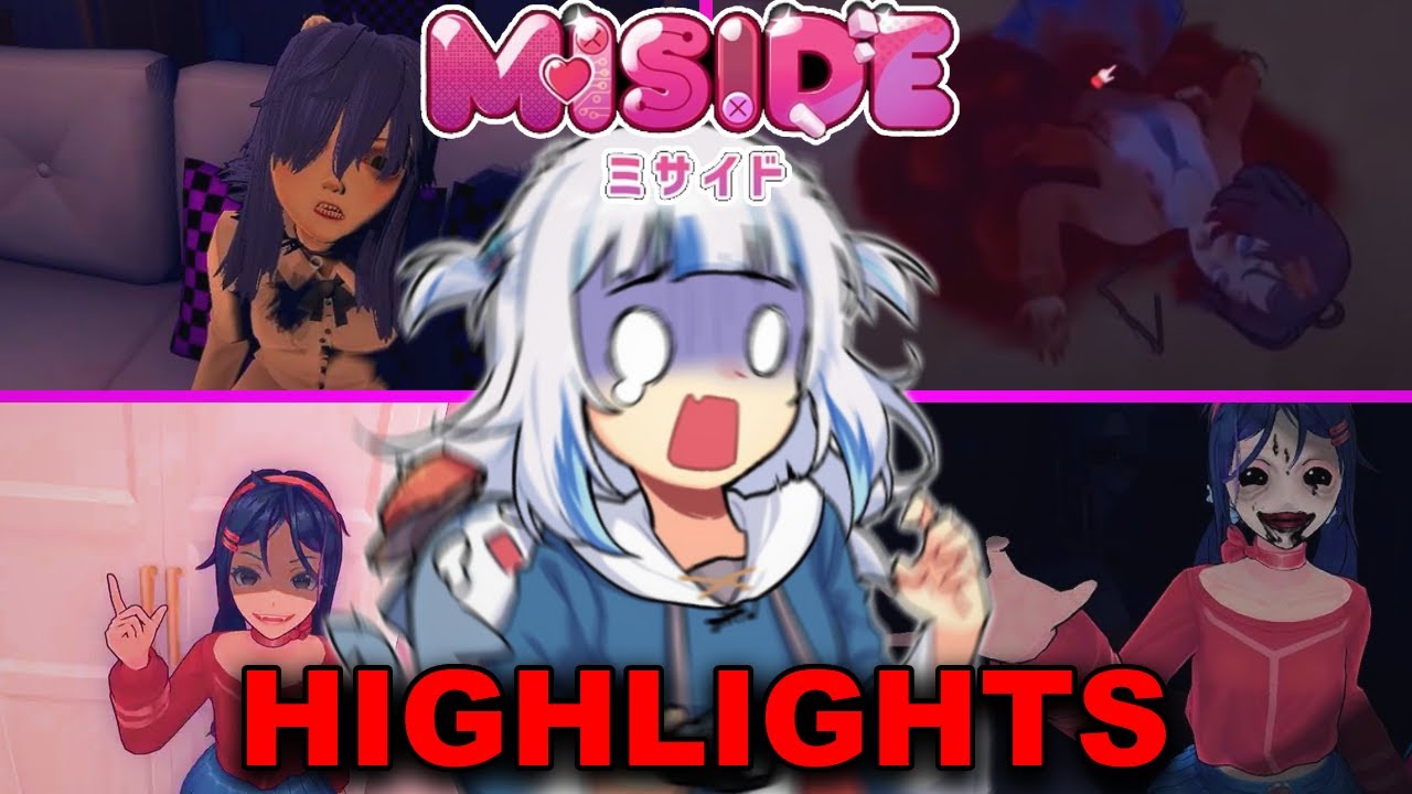 Gura's Best Reaction in MiSide Highlights【HololiveEN】
