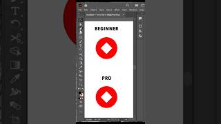 Beginner vs Pro Vector Art Design in Adobe Illustrator | Tips for Clean Vector Logo Design #shorts