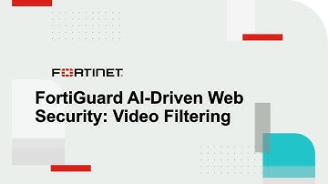 FortiGuard AI-Driven Web Security: Video Filtering | FortiGuard Security Services