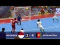 Indonesia Vs Afghanistan (3-4) Semifinal AFC U-20 Futsal Championship 2019 Highlights & Goal