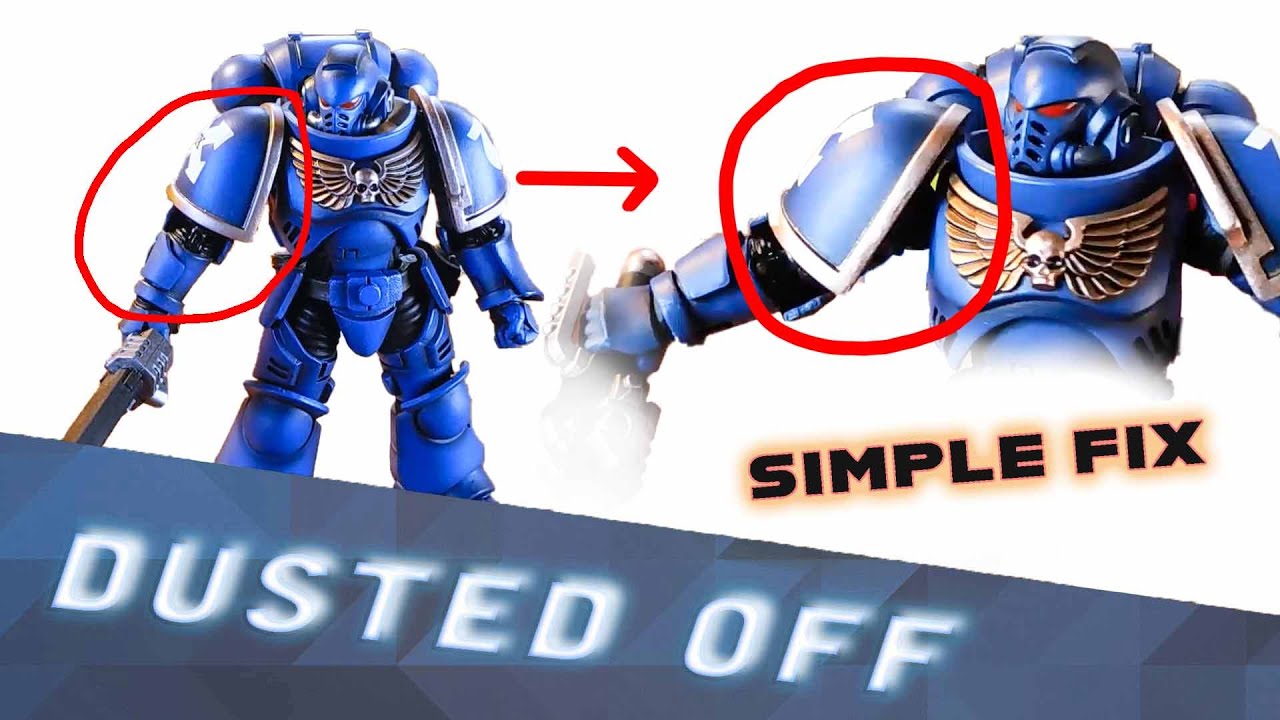Dusted Off Ep. 12: JoyToy Space Marine Shoulder Articulation Fix ...