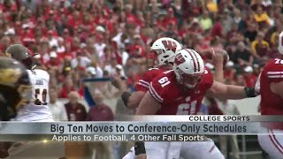 Big Ten moves to conference-only schedules for fall
