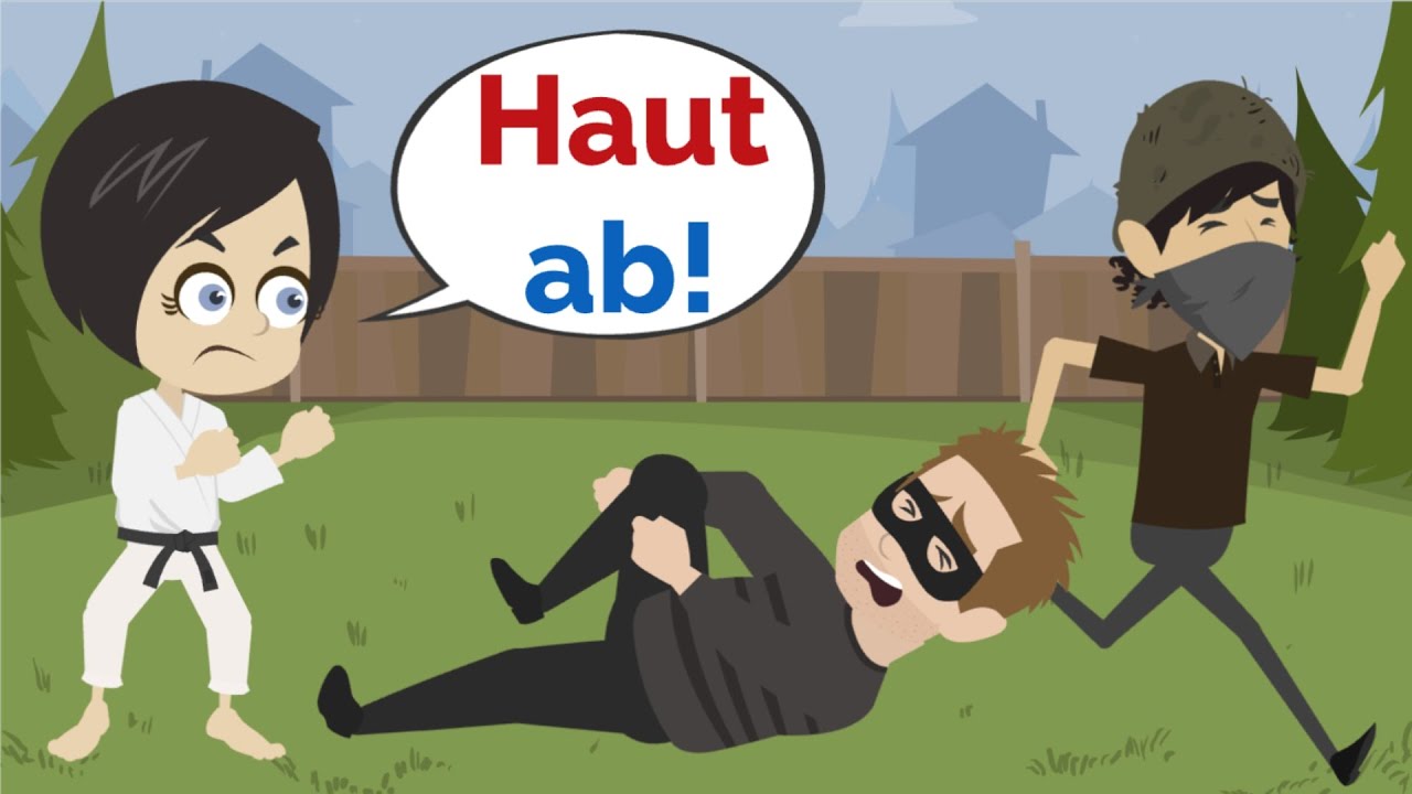 Lisa KLATSCHT zwei EINBRECHER, aber dann..