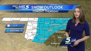 Forecast: Snow chances for Oklahoma