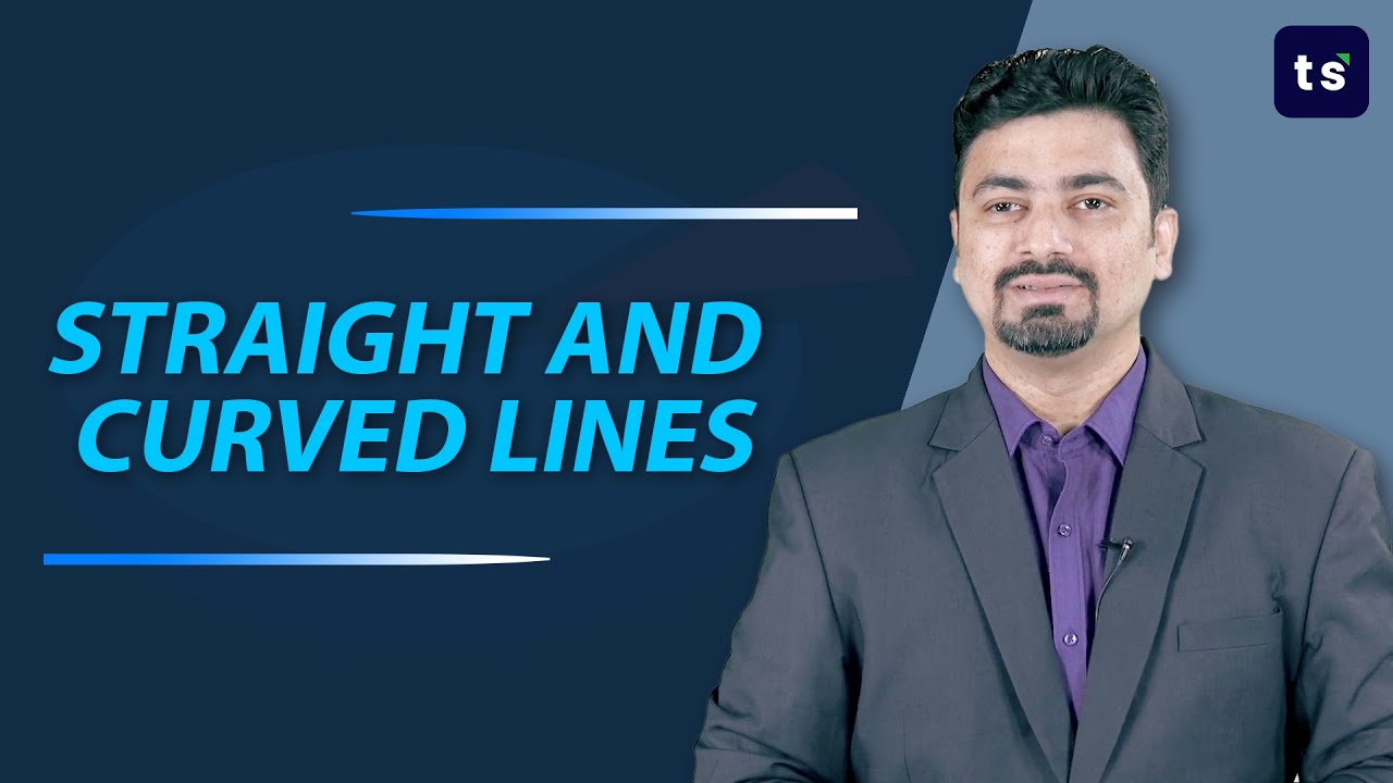 Learning straight and curved lines Maths straight curved YouTube
