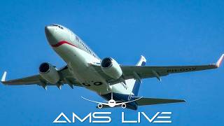 Royal Departure, A380 747 Action Sunny Schiphol Highlights Apr 12, 2026