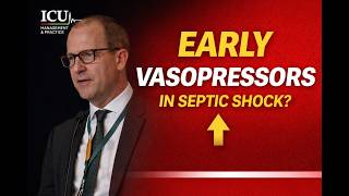 Septic Shock: When to Start Vasopressors