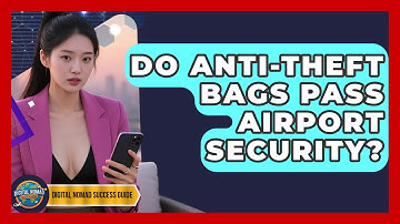 Do Anti-Theft Bags Pass Airport Security? - Digital Nomad Success Guide