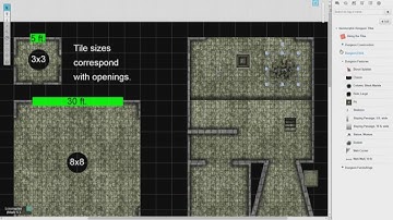 Geomorphic Dungeon Tiles on Roll20