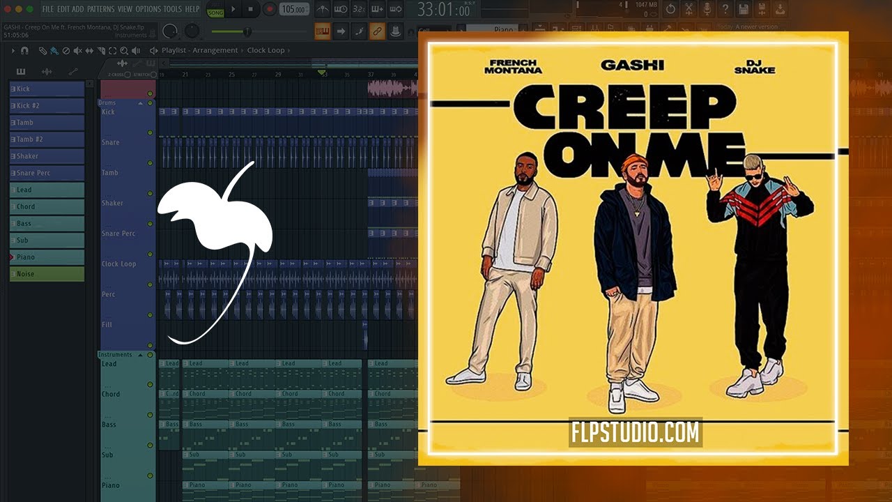 GASHI - Creep On Me (Official Video) ft. French Montana, DJ Snake