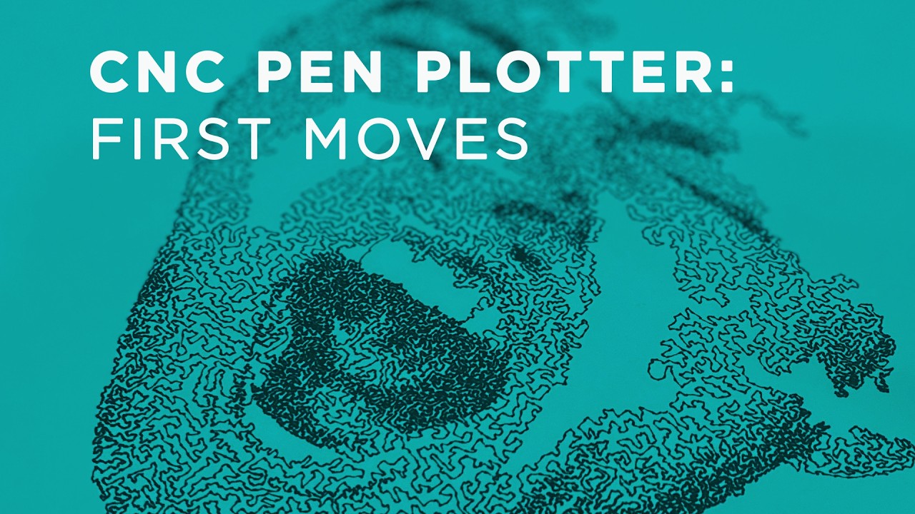CNC Pen Plotter. First Moves.