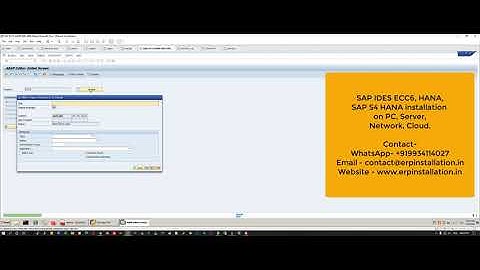 SAP developer key. Contact for SAP IDES HANA S4HANA installation service