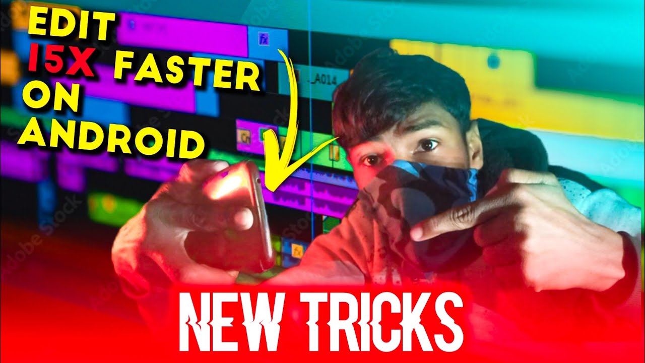 How to edit 15x faster on android /Edit Fast /Mask-Side @DilliKaLadka @AniThingFilms