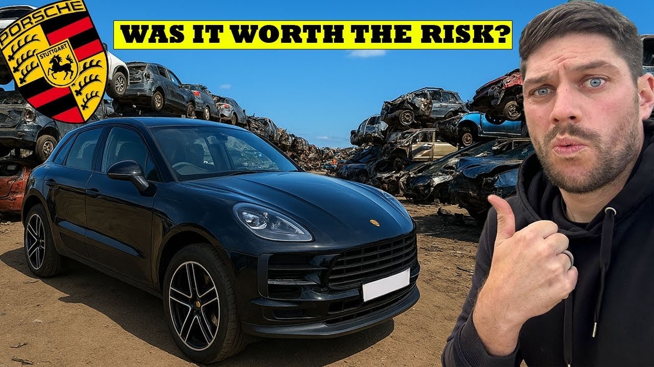 ИДУ НА ОГРОМНЫЙ РИСК, ПРОДАВ НА АУКЦИОНЕ РАЗБИТЫЙ PORSCHE MACAN ЗА 30 000 ФУНТОВ СТЕРЛИНГОВ!...