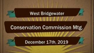 2019-12-17 WB Conservation Commission 2019-12-17 WB Conservation Commission