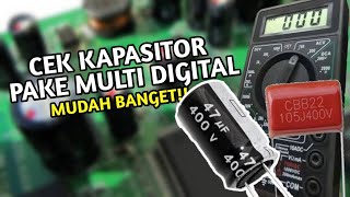 How to Check Capacitors With a Digital Multitester