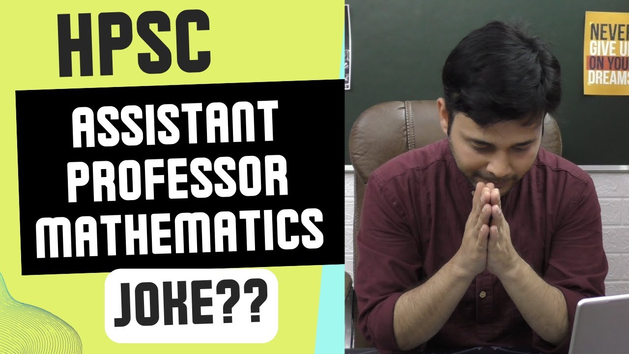 HPSC Assistant Professor Paper = A Joke? Full Review & Shocking Rules