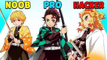NOOB vs PRO vs HACKER - Demon Destroyer